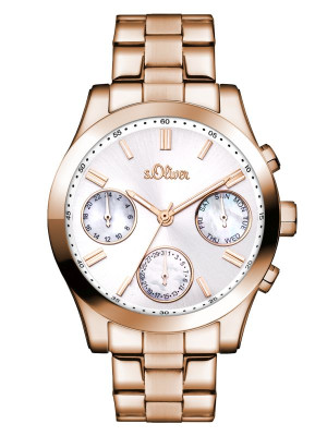 s.Oliver Stainless steel rosegold SO-3311-MQ