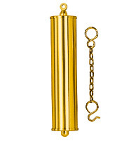 Weight dummy with chain brass cylinder l: 100mm Ø: 25mm