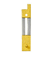 Pendulum spring with metal fastening pin/op distance: 15 l: 22mm b: 4mm
