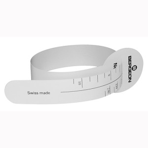 Flexible measuring band for wrist
