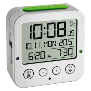 TFA radio alarm clock BINGO white