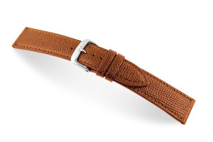 Bracelet-montre en cuir Pasadena 16mm cognac XL