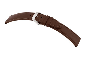 Bracelet-montre en cuir biologique Fairfield 14 mm moka