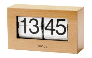 AMS Quartz Tafelklok met omklap cijfers