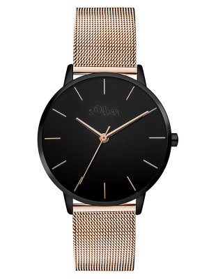 s.Oliver Stainless steel rosegold SO-3530-MQ