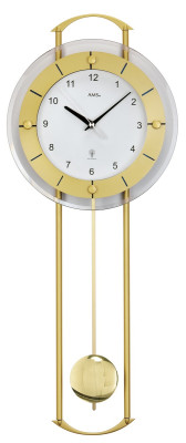 AMS Radio controlled pendulum wall clock Steyr