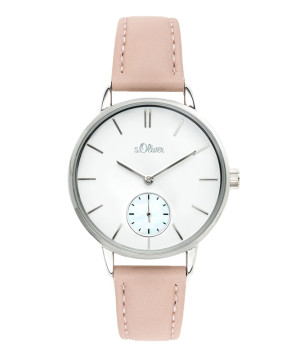 s.Oliver Synthetic leather strap pink SO-3585-LQ