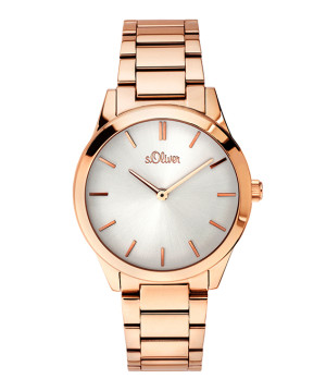 s.Oliver Stainless steel rosegold SO-3597-MQ