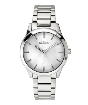 s.Oliver Stainless Steel Strap silver SO-3626-MQ