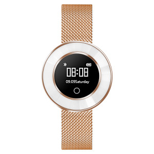 Fitness Tracker Rosé met Milanese band