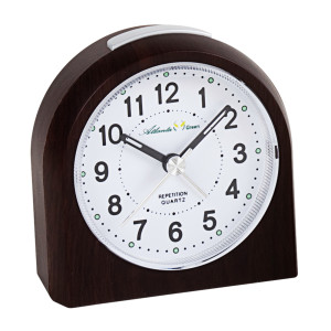 Atlanta 2506/20 quartz alarm clock sweeping second sustainable