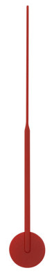 Secondewijzer Euronorm draad rood wijzer-L:60 mm