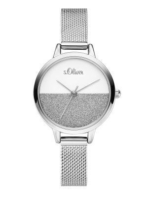 s.Oliver SO-3745-MQ stainless steel strap silver