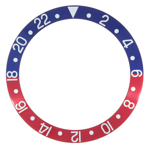 Lunette ring RLX best passend 2-22, blauw/ rood