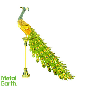 METAL EARTH 3D construction kit peacock