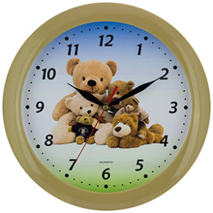 Horloge Murale d'enfants Nounours