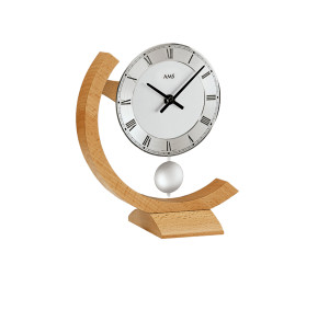 AMS Design quartz pendulum table clock