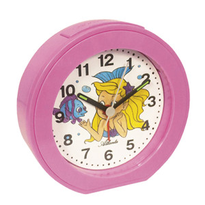 Atlanta 1998/17 Alarm clock quartz pink, for children