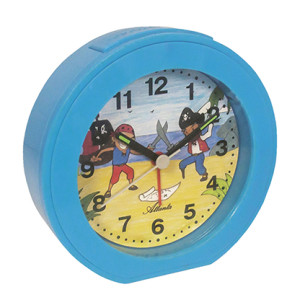 Atlanta 1998/5 Alarm clock quartz blue, for children