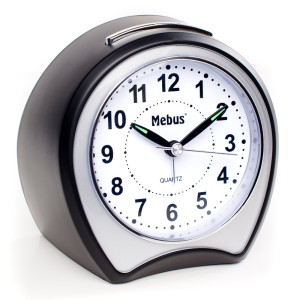 Quartz Alarm Clock black