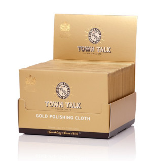 Mr Town Talk tissu de polissage pour l'or 12,5cm x 17,5cm
