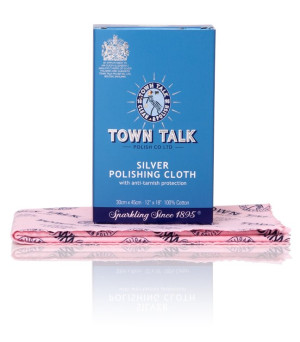 Mr Town Talk zilver polijstdoek 30cm x 45cm