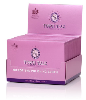 Mr Town Talk microfibre polishing cloth 12.5cm x 17.5cm