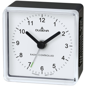 DUGENA Radio-controlled travel alarm clock 4460796
