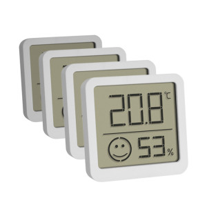 Thermo-hygromètre digital, set de 4 pièces