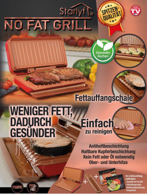 No Fat Grill - less fat, therefore healthier
