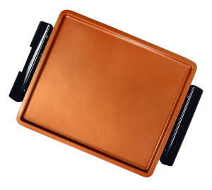 Grill Smokefree - grilling without smoke - additional grill and hotplate copper-coated