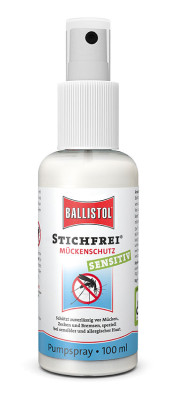 BALLISTOL Anti-Piqûres Sensitive Spray à pompe, 100ml - Répulsif tiques & moustiques