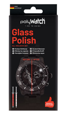 PolyWatch Glas Polish voor horlogeglazen, smartphones, auto's, meubelen enz.