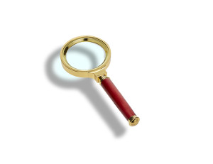Hand magnifier with 3.5x magnification