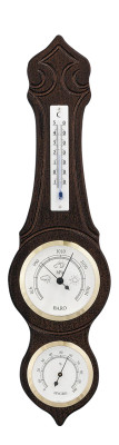 Weather station Made in Germany, walnut