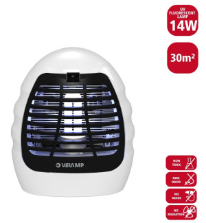Insectenlamp 14 watt voor 30 vierkante meter - voor gebruik binnenshuis