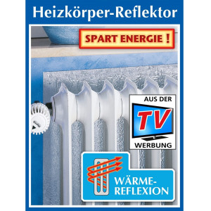 Radiator reflective foil 1m - saves heating costs!
