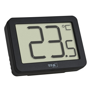 Digitale thermometer, zwart - veelzijdig