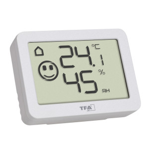 Digitale thermo-hygrometer, wit