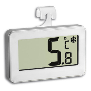 Digitale thermometer, wit - ideaal voor het meten van de temperatuur in de koelkast
