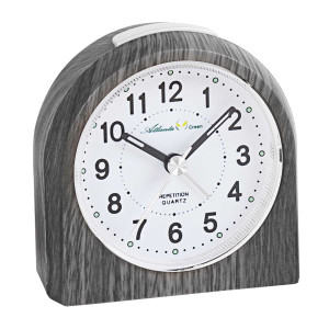 Atlanta 2506/40 quartz alarm clock black oak