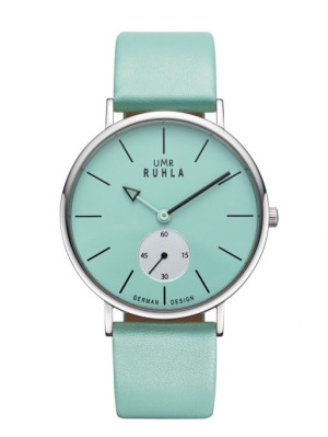 Uhren Manufaktur Ruhla - Quartz Watch - Leather strap mint