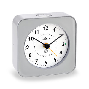 Atlanta 1846/19 radio controlled alarm clock silver