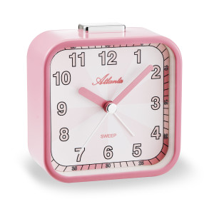 Atlanta 2124/17 quartz alarm clock pink
