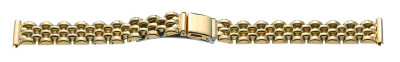 Bracelet métallique en acier inoxydable 16 mm or PVD, poli