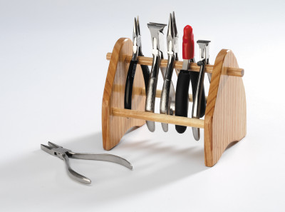 Wooden pliers stand