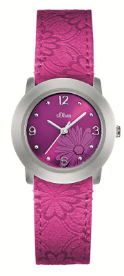 s.Oliver bracelet-montre rose SO-1959-LQ