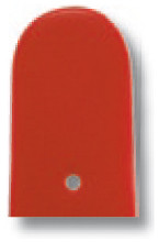 Lederband Merano 10mm rood glad XL