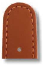 Leather strap Louisville 12mm cognac sleek
