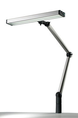 Lampe LED pour poste de travail UNILED II bras articulé, 27W, 5200-5700K, largeur de la lampe 548 mm